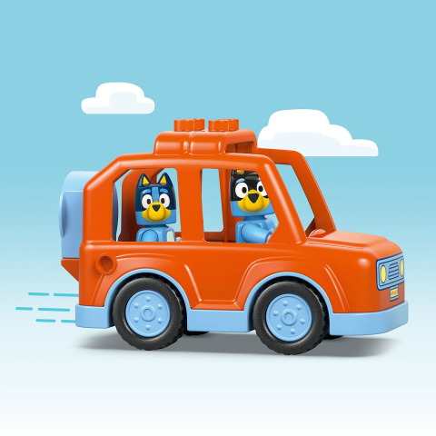 LEGO-Lego Duplo Vizita Cu Blue La Furgoneta De Inghetata 10458  [5]