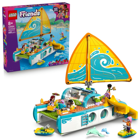 LEGO-Lego Friends Calatoria Aventuroasa Cu Barca 42664 [8]