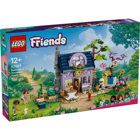 Játékok 9-12 éveseknek - Lego Friends Casa Apicultorilor Si Gradina Cu Flori 42669