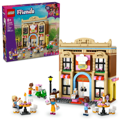 Lego Friends Restaurant Si Scoala De Gastronomie 42655 [3]