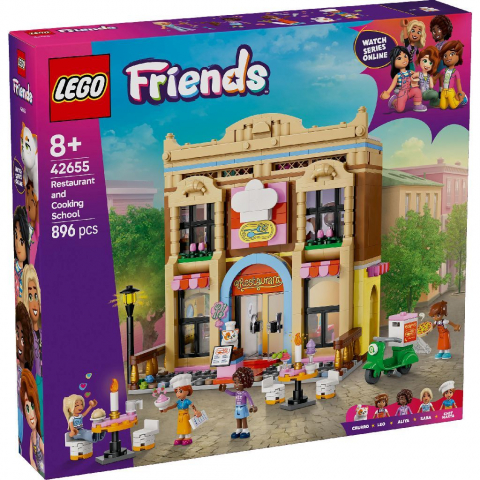 Játékok 6-8 éveseknek - Lego Friends Restaurant Si Scoala De Gastronomie 42655
