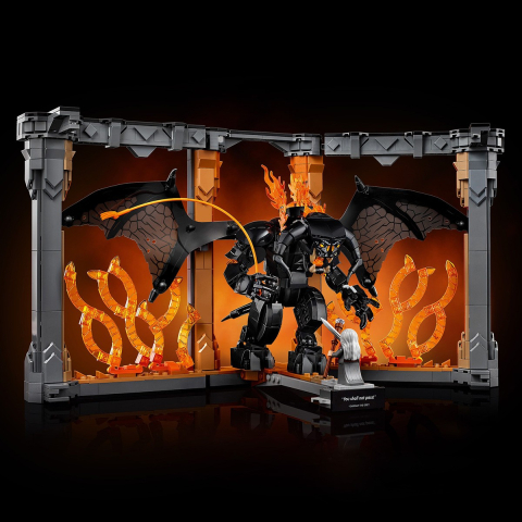 LEGO-Lego Icons Stapanul Inelelor Diorama Pentru Biblioteca Cu Un Barlog 10367 [3]