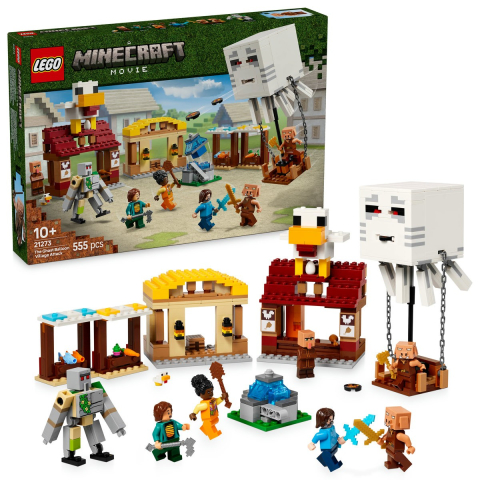 LEGO-Lego Minecraft Atacul Baloanelor Ghast Asupra Satului 21273 [8]