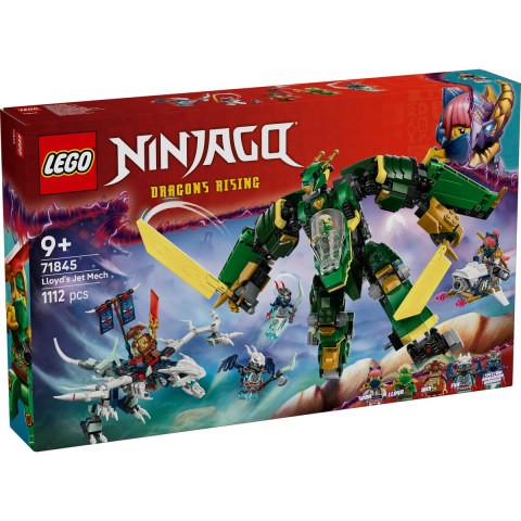 Oktató játékok - Lego Ninjago Robotul Avion Cu Reactie Al Lui Lloyd 71845 