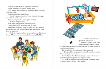 Editura Cartea Copiilor Lotta si bicicleta - de Astrid Lindgren ilustratii de Ilon Wikland [2]
