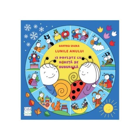 Oktató játékok - Lunile anului - 12 povești cu Bobița și Buburuza - Bartos Erika