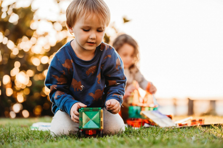 Connetix Magnetic Tiles Set constructie magnetic 24 piese masinute [7]