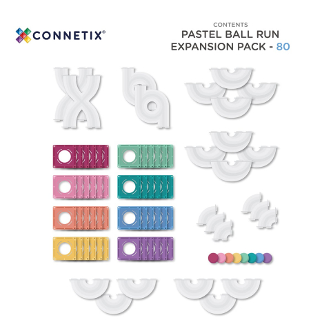 ConnetixTiles Mágneses Építőkészlet, golyópálya106 db - Copie [6]