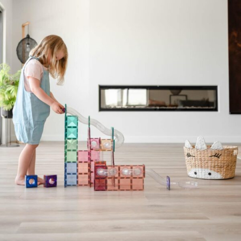 ConnetixTiles Mágneses Építőkészlet, golyópálya106 db - Copie [3]
