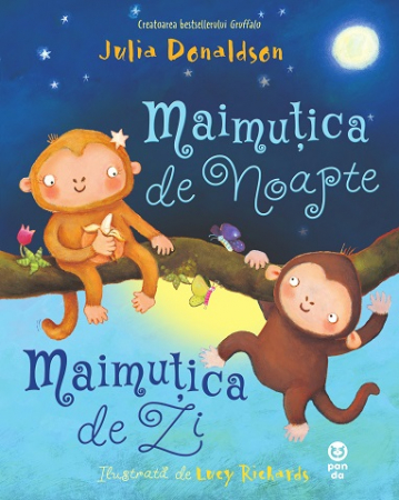 Jucarii +3 Ani - Editura-Pandora-M-Maimutica-de-noapte-maimutica-de-zi-Julia-Donaldson