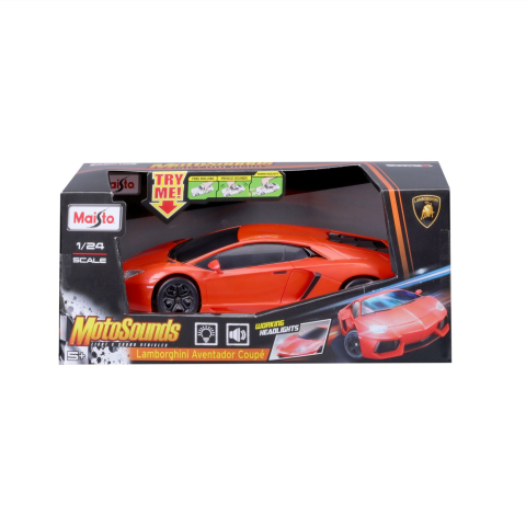 Jucarii educative - MAISTO-Maisto Masinuta Cu Sunete Si Lumini Lamborghini Aventador Coupe Scara 1 La 24