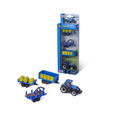 Maisto Set 4 Utiliaje Agricole New Holland [2]