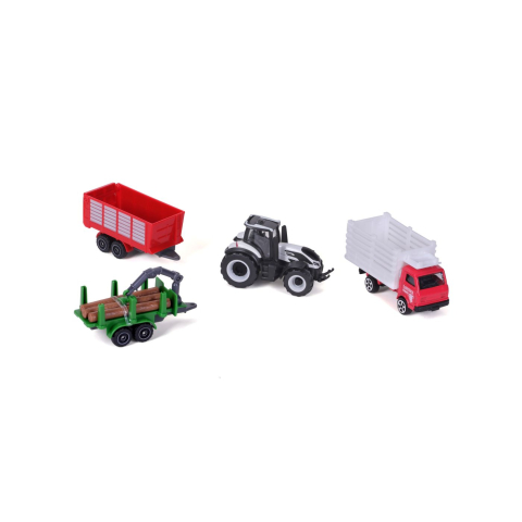 Maisto Set 4 Utiliaje Agricole Valtra [1]