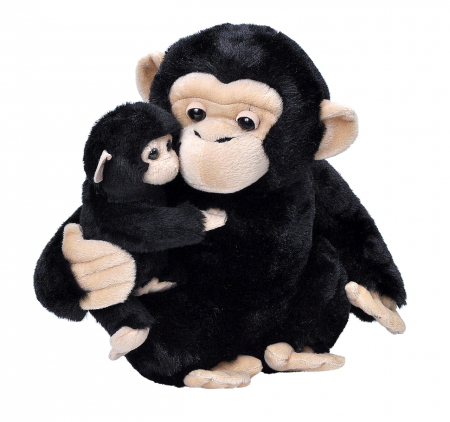Figurine - Wild Republic-Mama si Puiul - Cimpanzeu