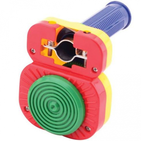 Maner galben pentru bicicleta cu zgomot de motor [2]