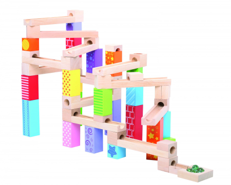 Szezonális játékok - BigJigs-Marble-Run-din-lemn