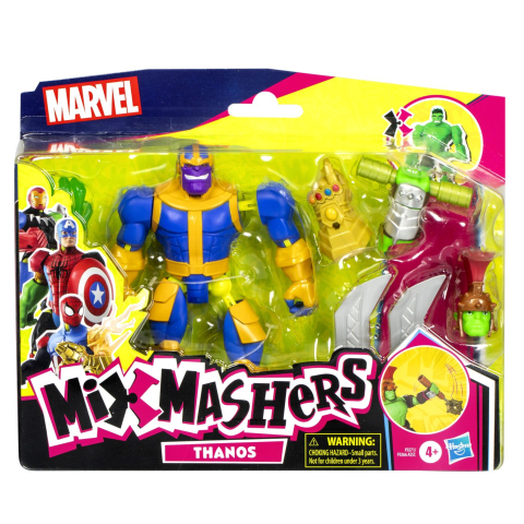 Jucarii educative - Hasbro-Marvel Avengers Mix Mashers Set Figurina Thanos 12Cm Si Accesorii