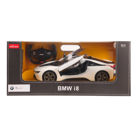Rastar-Masina Cu Telecomanda Bmw I8 Alb Scara 1 La 14 [1]
