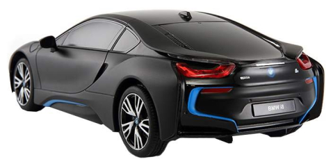 Rastar-Masina Cu Telecomanda Bmw I8 Negru Cu Scara 1 La 18 [5]