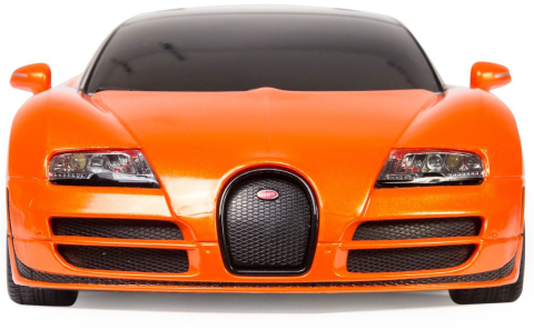 Rastar-Masina Cu Telecomanda Bugatti Grand Sport Vitesse Portocalie Cu Scara 1 La 18 [2]