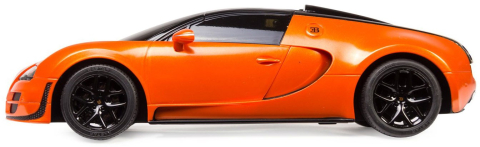 Rastar-Masina Cu Telecomanda Bugatti Grand Sport Vitesse Portocalie Cu Scara 1 La 18 [7]