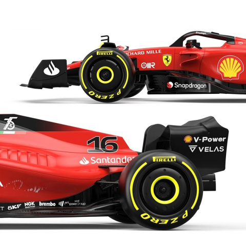 Rastar-Masina Cu Telecomanda Ferrari F1 75 Scara 1 La 12 [5]