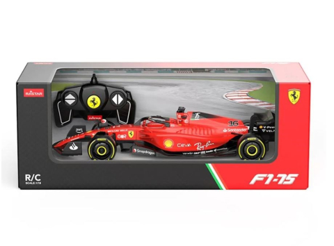 Jucarii educative - Rastar-Masina Cu Telecomanda Ferrari F1 75 Scara 1 La 18
