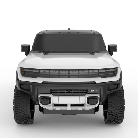 Rastar-Masina Cu Telecomanda Hummer Ev Alb Cu Scara 1 La 24 [4]