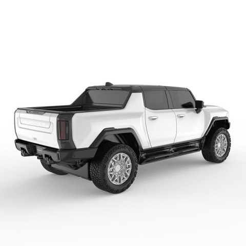 Rastar-Masina Cu Telecomanda Hummer Ev Alb Cu Scara 1 La 24 [7]