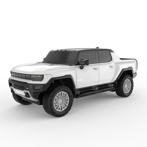 Rastar-Masina Cu Telecomanda Hummer Ev Alb Cu Scara 1 La 24 [1]
