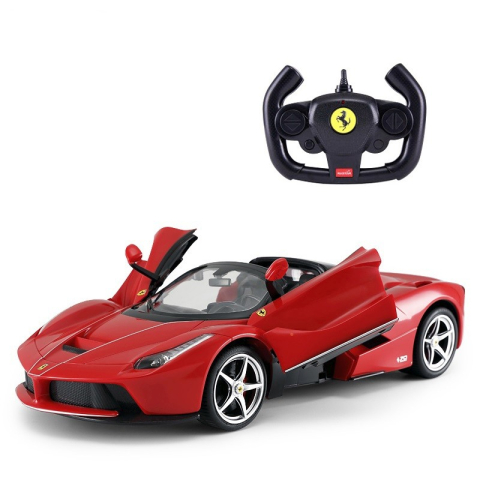 Rastar-Masina Cu Telecomanda Laferrari Aperta Rosu Scara 1 La 14 [1]