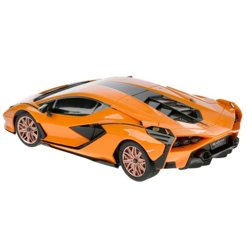 Rastar-Masina Cu Telecomanda Lamborghini Sian Portocaliu Cu Scara 1 La 24 [3]