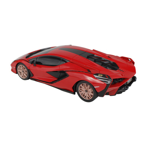 Rastar-Masina Cu Telecomanda Lamborghini Sian Rosu Cu Scara 1 La 24 [3]