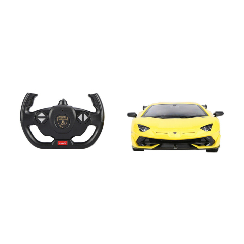 Rastar-Masina Cu Telecomanda Lamorghini Aventador Svj Galben Scara 1 La 14 [4]