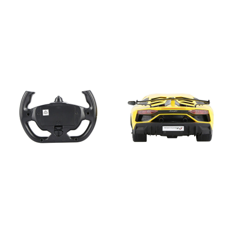 Rastar-Masina Cu Telecomanda Lamorghini Aventador Svj Galben Scara 1 La 14 [5]