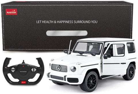 Masina Cu Telecomanda Mercedes-Benz G63 Alb Scara 1 La 14 [5]