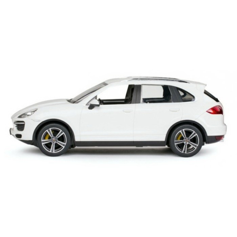 Rastar-Masina Cu Telecomanda Porsche Cayenne Turbo Alb Cu Scara 1 La 14 [2]