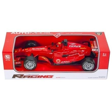 Jucarii 3-5 ani - JT-Masina rosie de curse, scara 1:18, 26 cm