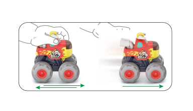 Masinuta Bebe Monster Truck Taurasul Cel Furios [2]