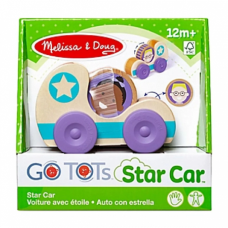 Melissa & Doug-Masinuta din lemn Blue Star colectia GO TOTs [2]