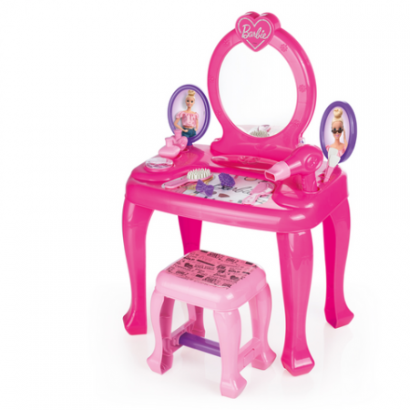 Ajándékok gyerekeknek - Dolu Masuta de toaleta cu scaun - Barbie
