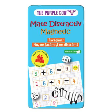 Jucarii educative - Purple Cow-Mate Distractiv Magnetic