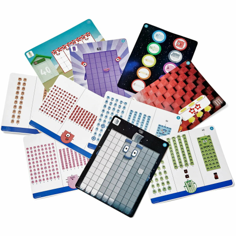 Hand2Mind-MathLinkÂ®Cubes Numberblocks Set activitati - Eroii cu Zero [3]