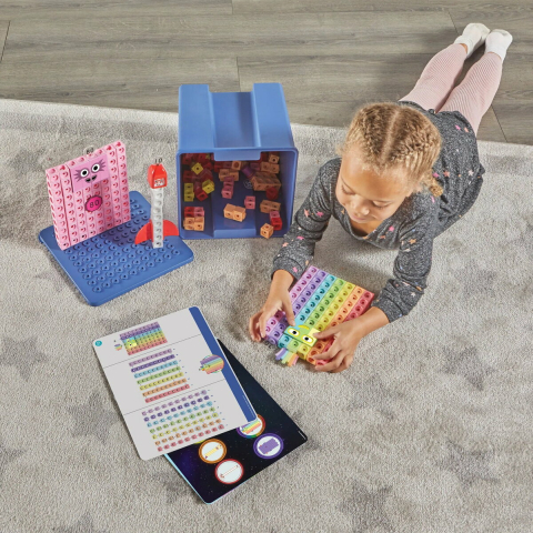 Hand2Mind-MathLinkÂ®Cubes Numberblocks Set activitati - Eroii cu Zero [4]