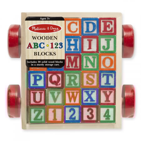 Materiale gradinita - Melissa-Doug-Carucior-cu-cuburi-ABC