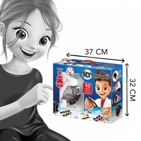 Buki France-Microscop cu accesorii - Set de 50 experimente copii [2]