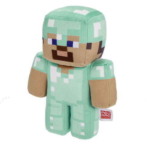 Mattel-Minecraft Figurina De Plus  Diamond Steve 20Cm [4]