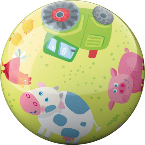 Jucarii sub 50 RON - Haba-Minge colorata cu animale de la ferma, Haba