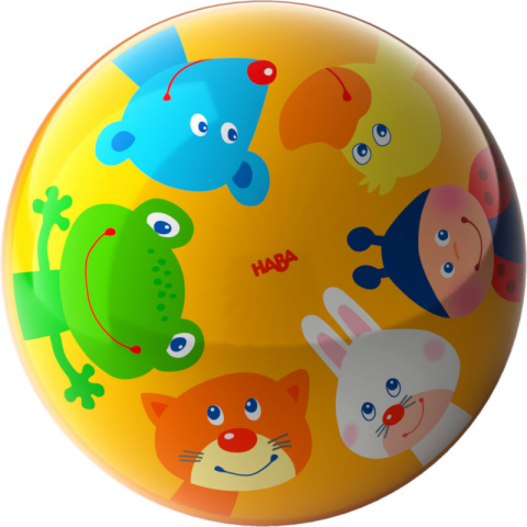 Játékok 3-5 éveseknek - Minge colorata cu animale, Haba