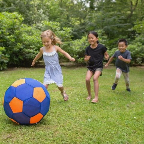 Minge gigantica 50 cm - mega minge fotbal copii - jocuri de exterior - BS Toys [2]